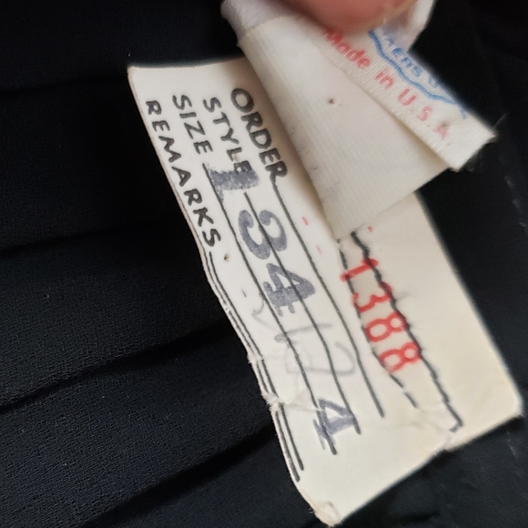 Vintage Made To Order Silk Chiffon Knife Pleat Skirt Sheer Classic Old Money 2/4 - Picture 3 of 10